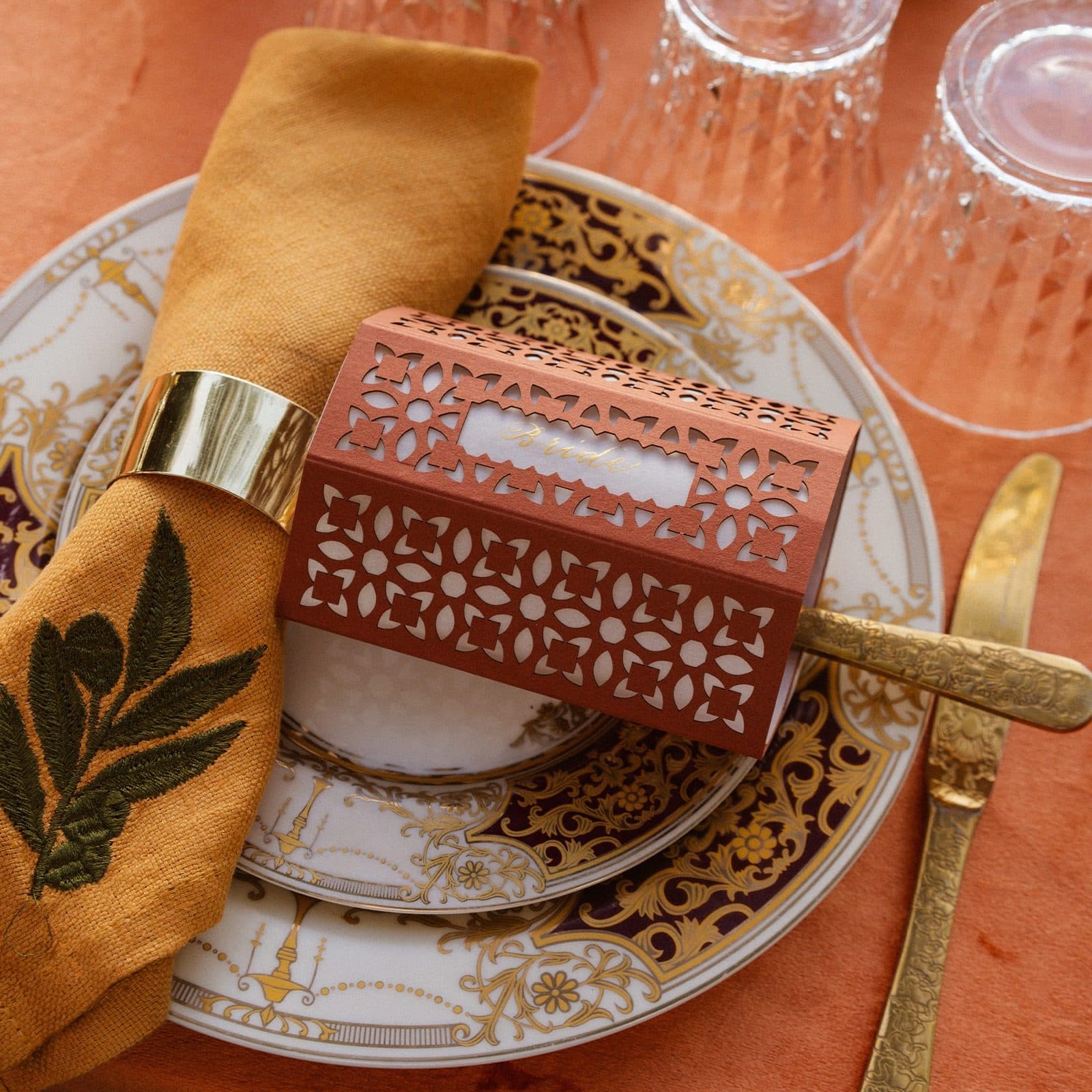 IuMi Studio bespoke day-of stationery and celebration details